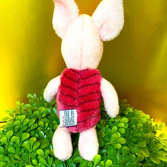 DISNEY WINNIE THE POOH PIGLET BEANY PLUSH POOH 100 ACRE COLLECTION GUND 9.5” - Picture 7 of 12